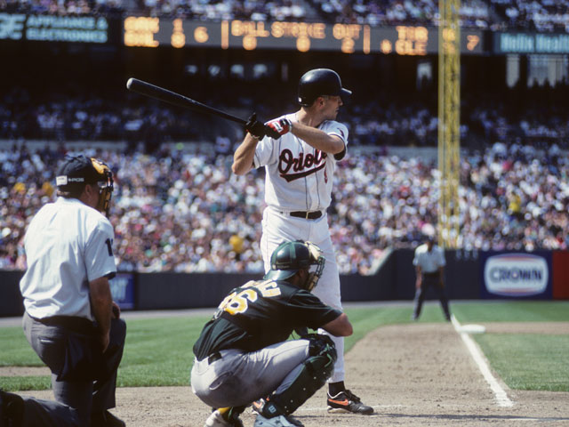 Cal Ripken, Jr. of the Baltimore Orioles