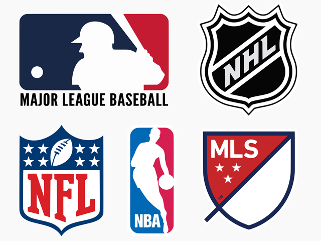 U.S. & Canadian Major Professional Sports Leagues